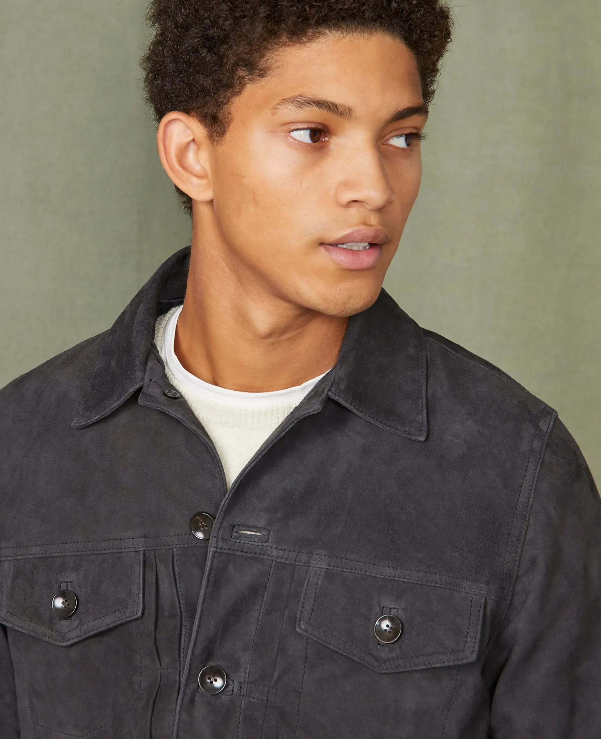 Blouson liam cuir de chevre