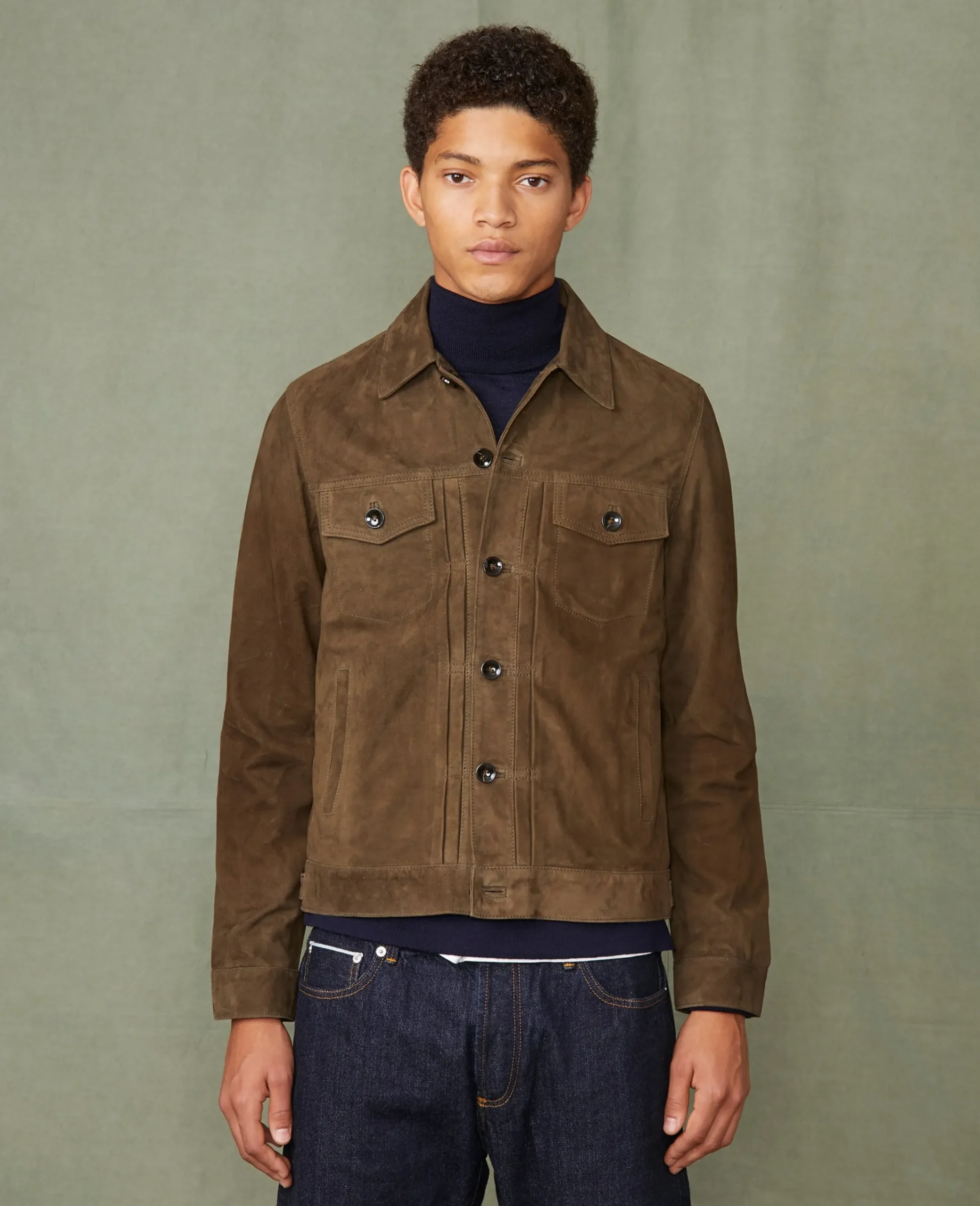 Blouson liam cuir de chèvre