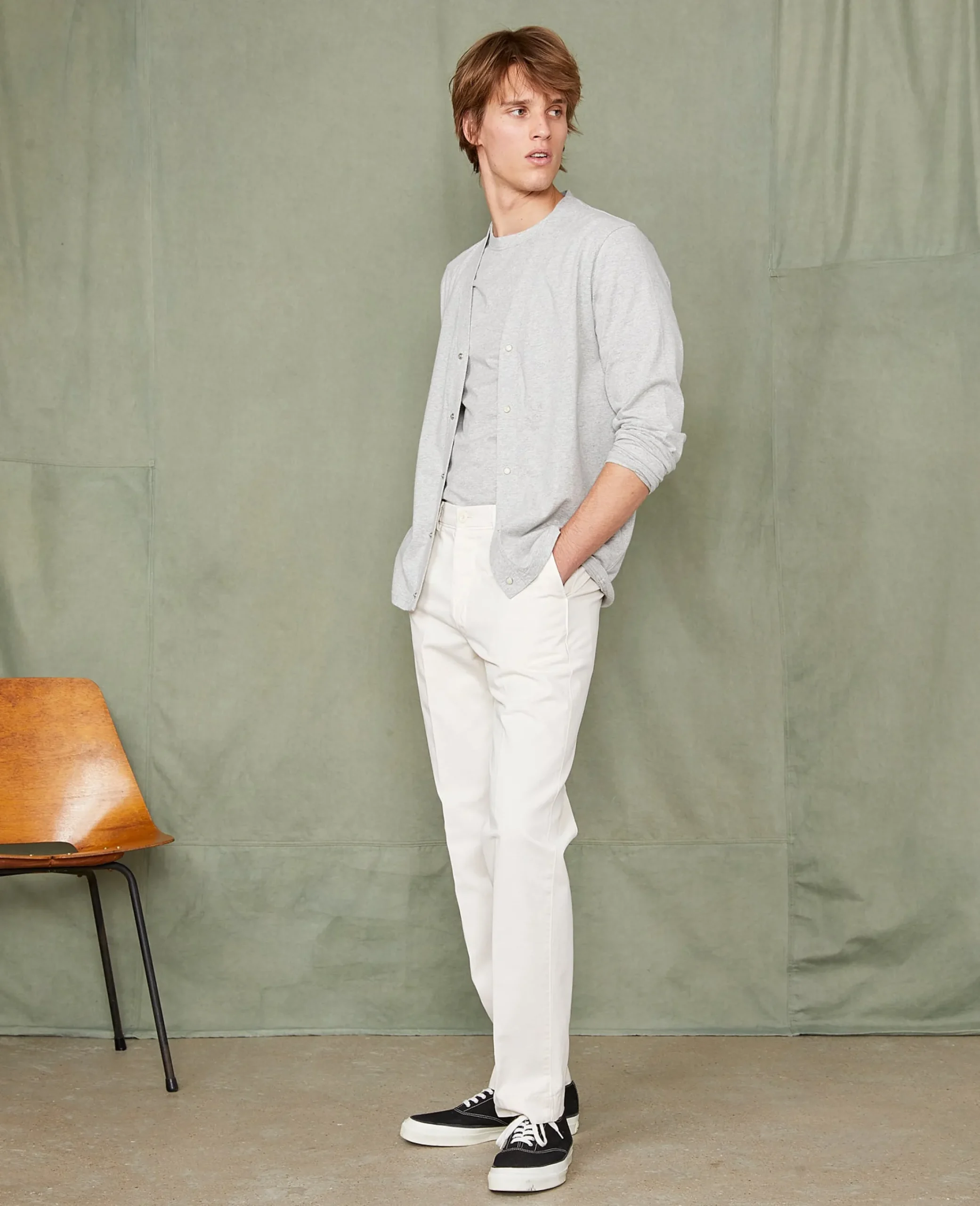 Cardigan en jersey coton recyclé et organique
