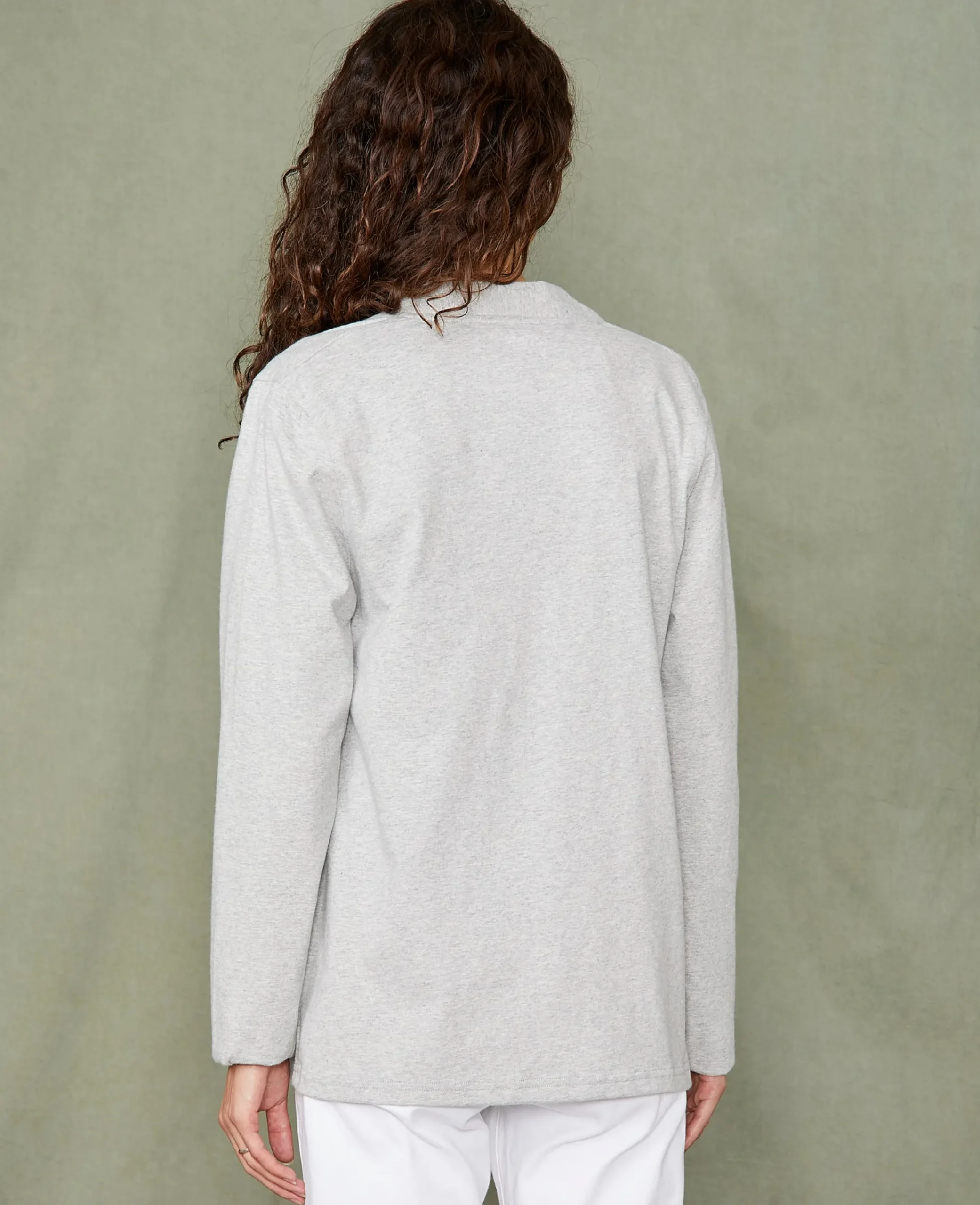 Cardigan en jersey coton recyclé et organique