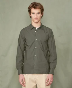 Chemise new soft collar popeline de coton organique