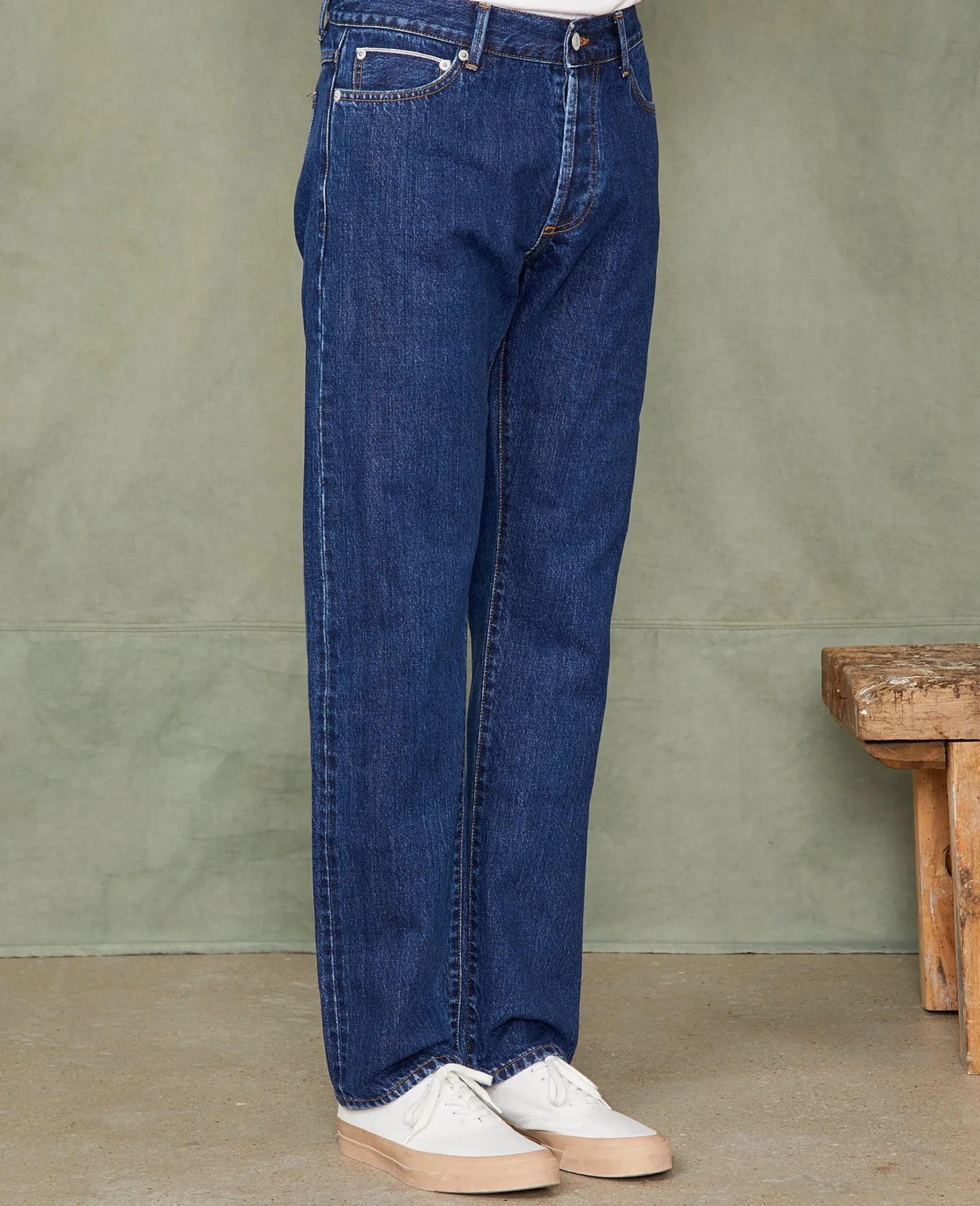 Jean droit denim selvedge japonais