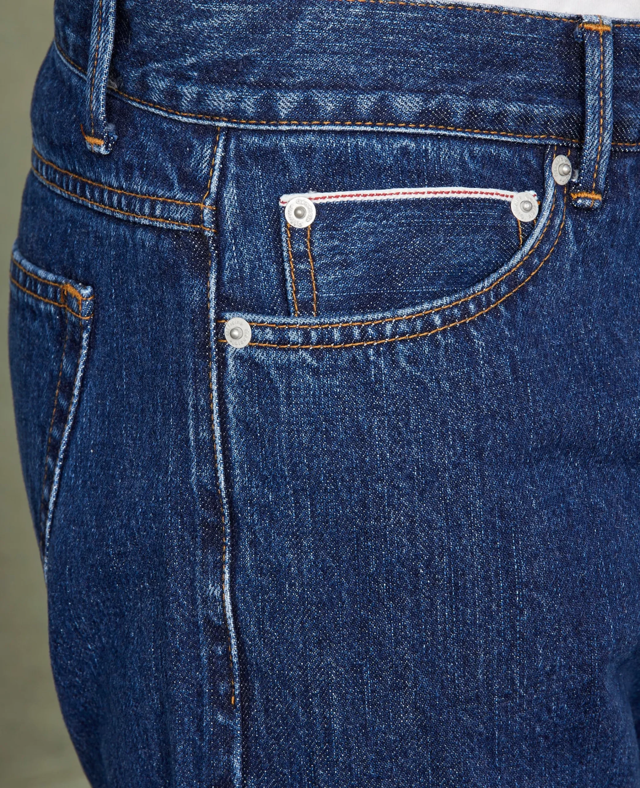 Jean droit denim selvedge japonais