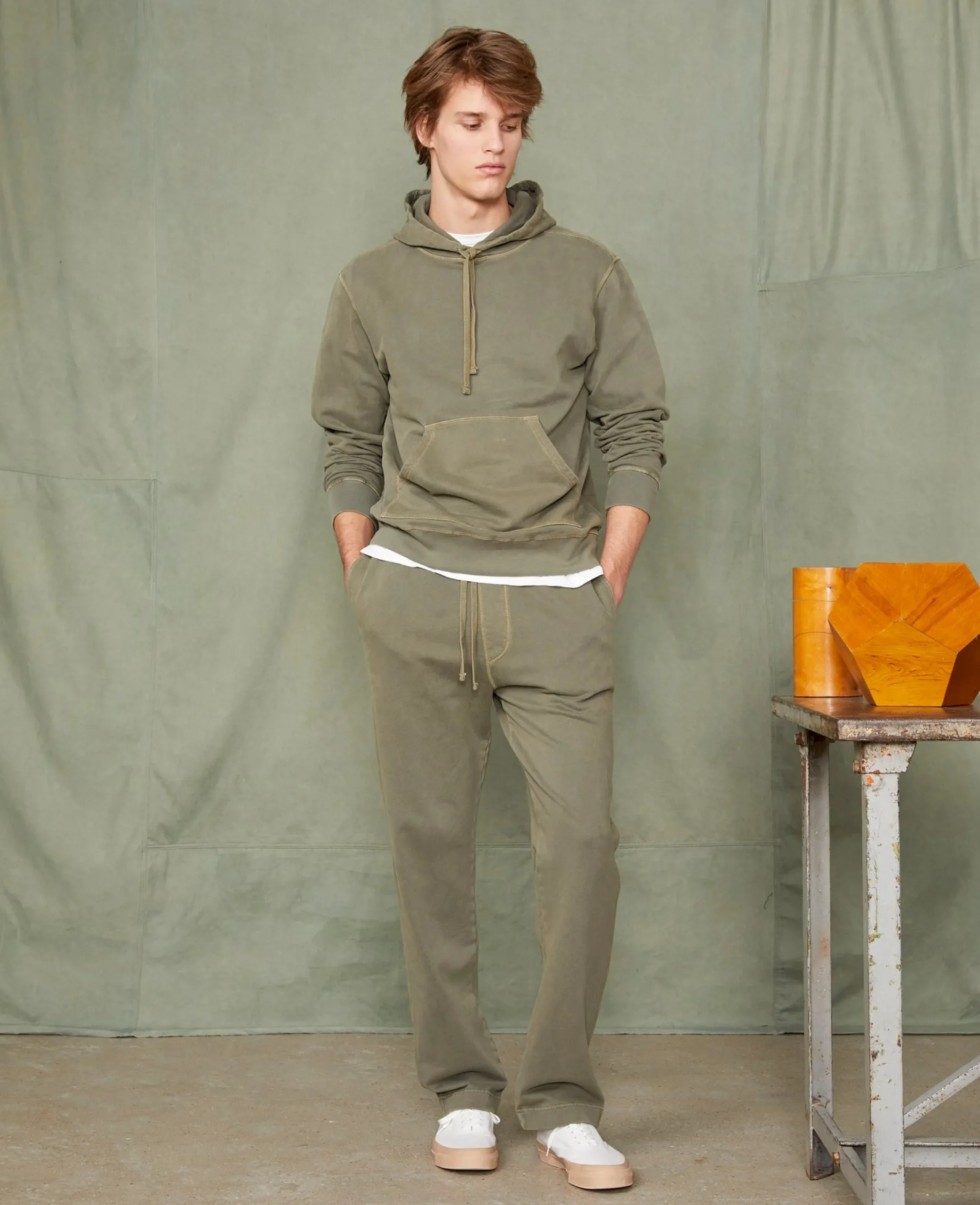 Sweatshirt a capuche coton organique