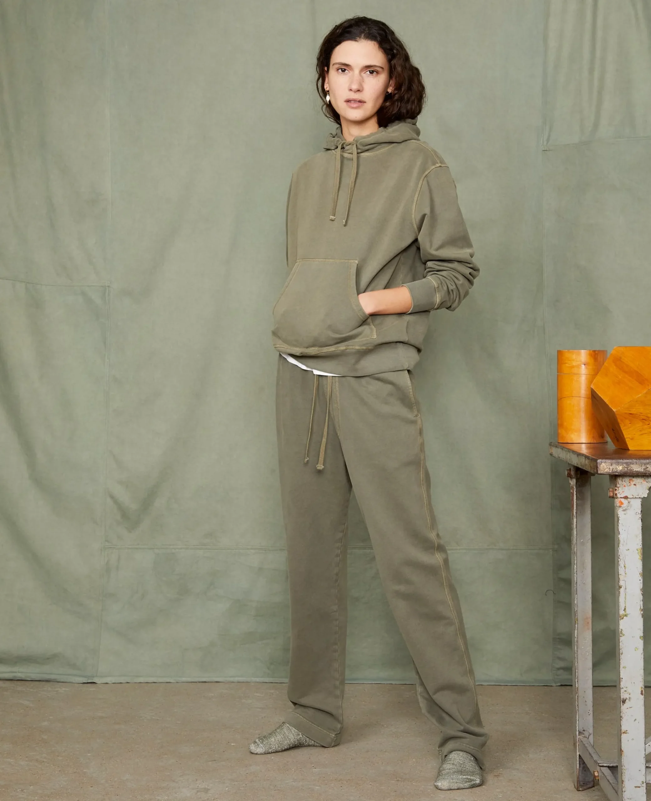Sweatshirt a capuche coton organique