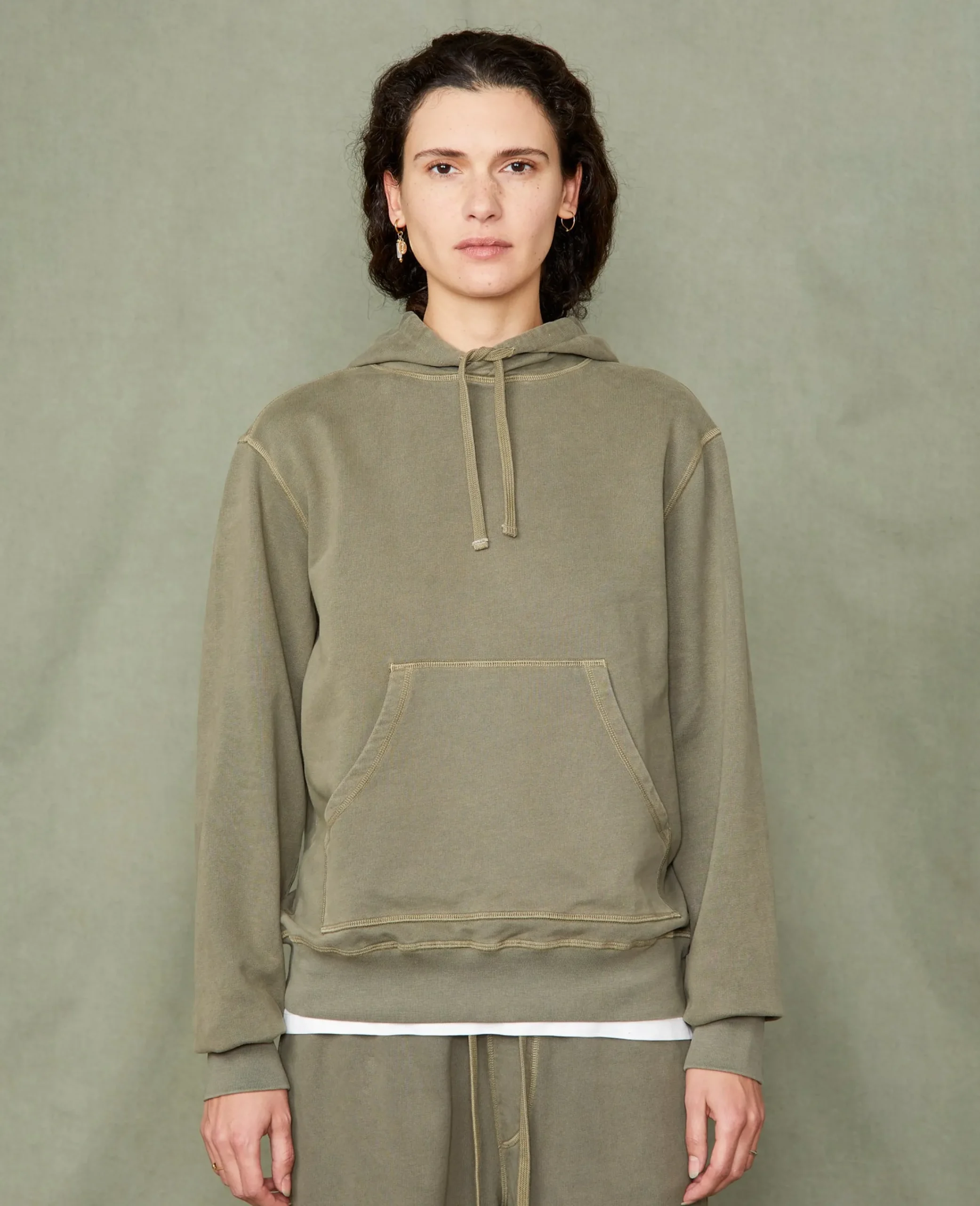 Sweatshirt a capuche coton organique