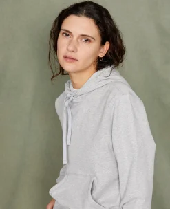 Sweatshirt a capuche coton organique