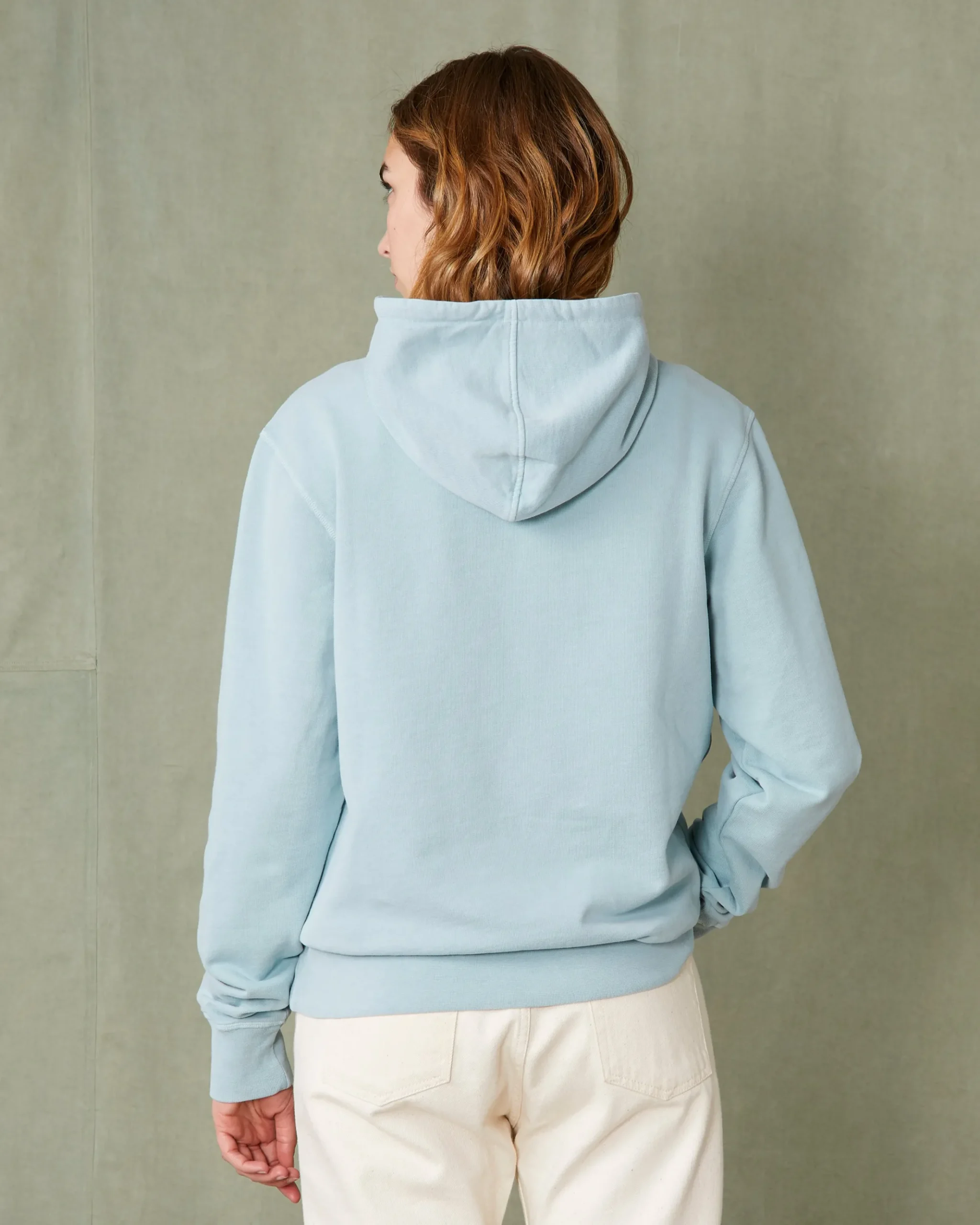 Sweatshirt a capuche molleton de coton organique