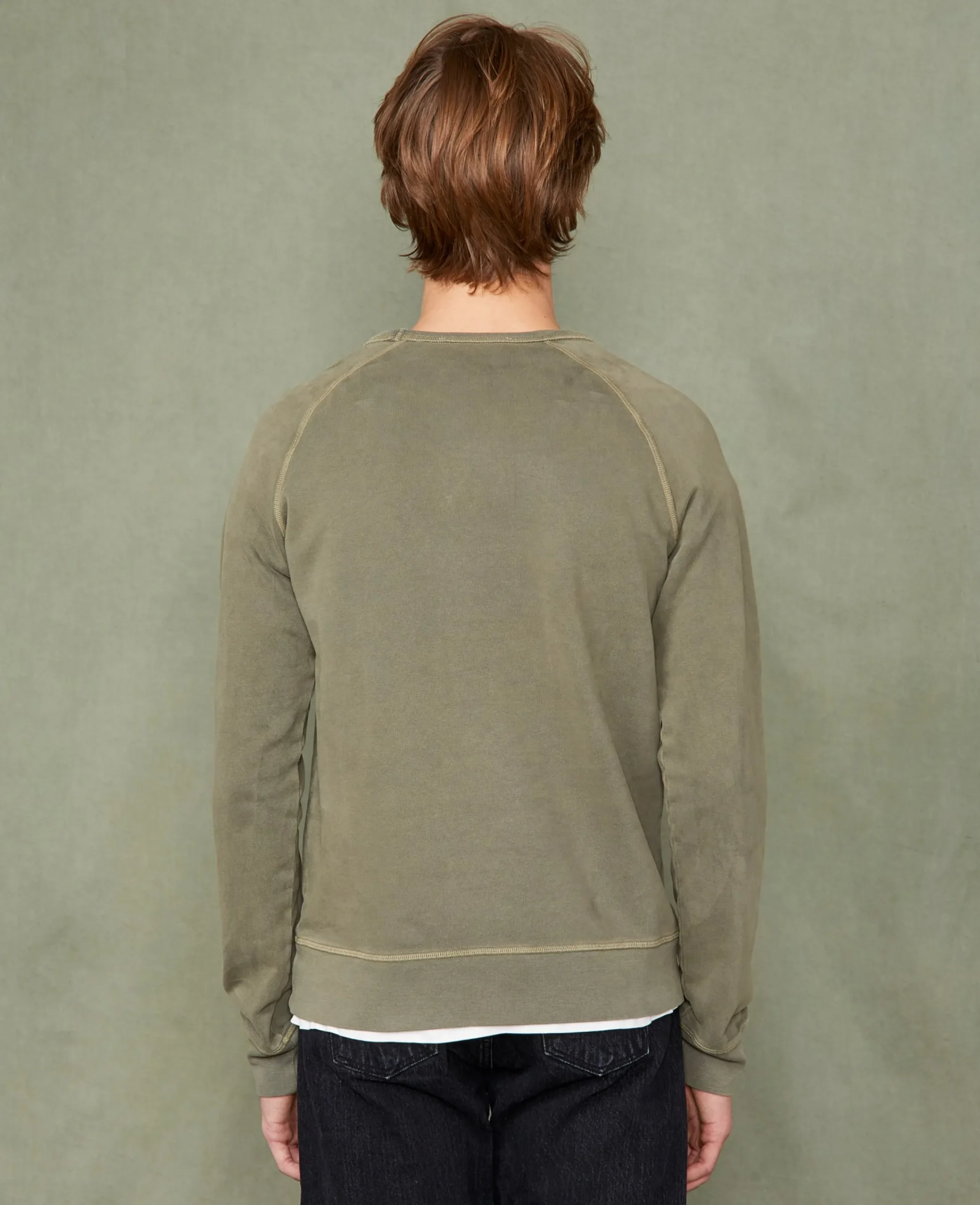 Sweatshirt col rond coton organique