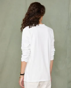 Tee-shirt manches longues coton organique et recyclé