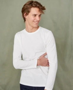 Tee-shirt manches longues coton organique et recyclé