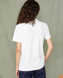 T-shirt col rond coton recyclé et organique