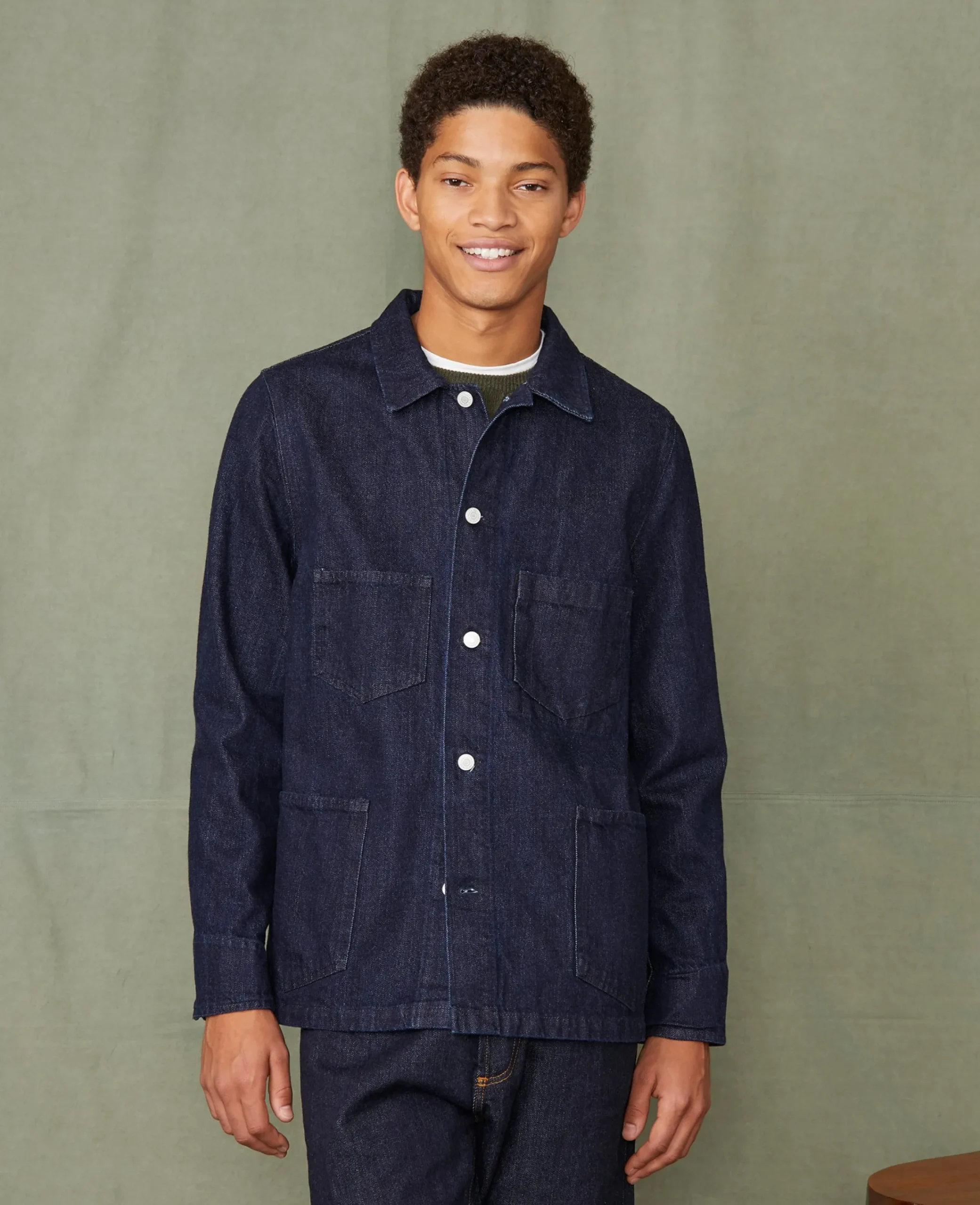 Veste chore denim selvedge japonais